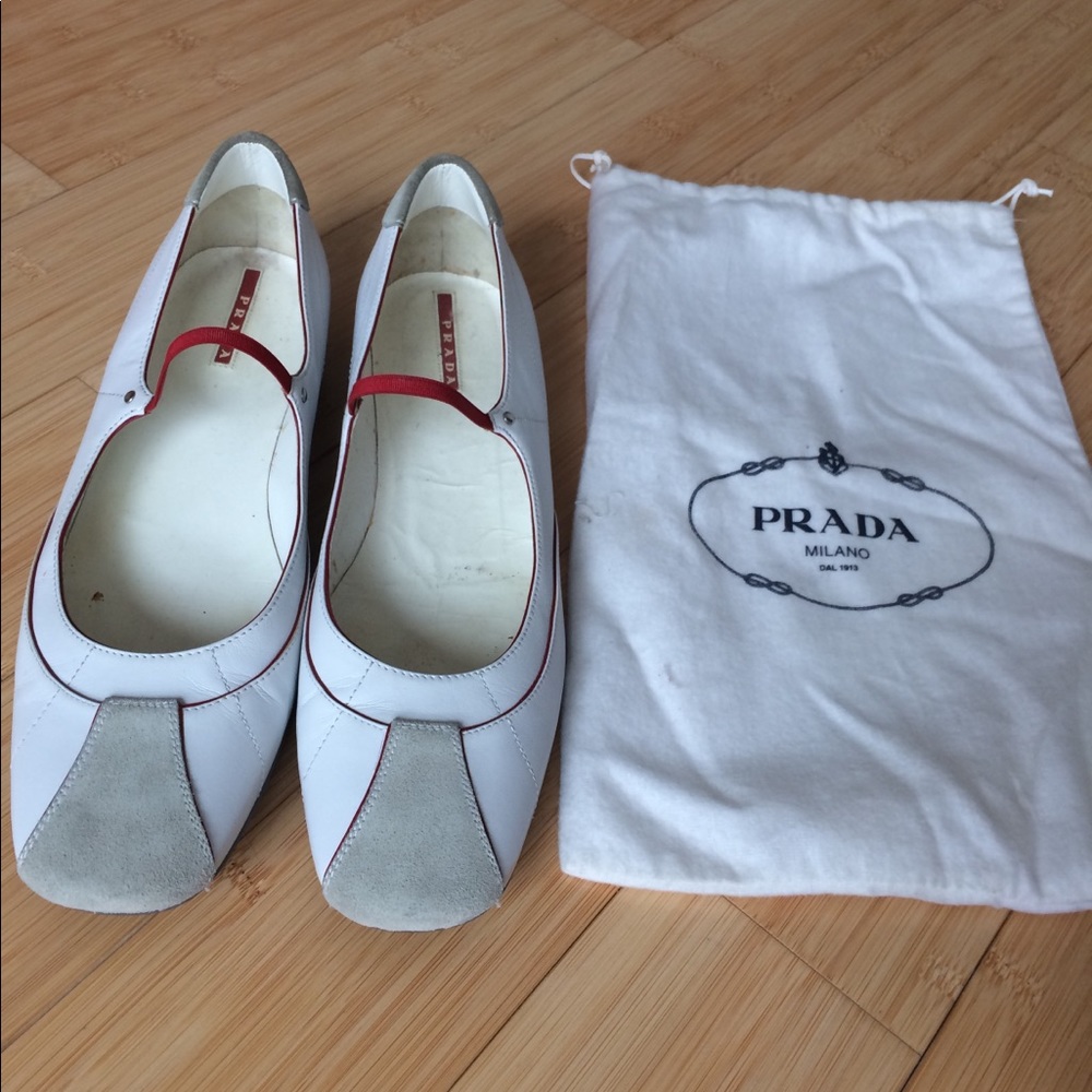 Prada ballet shoes